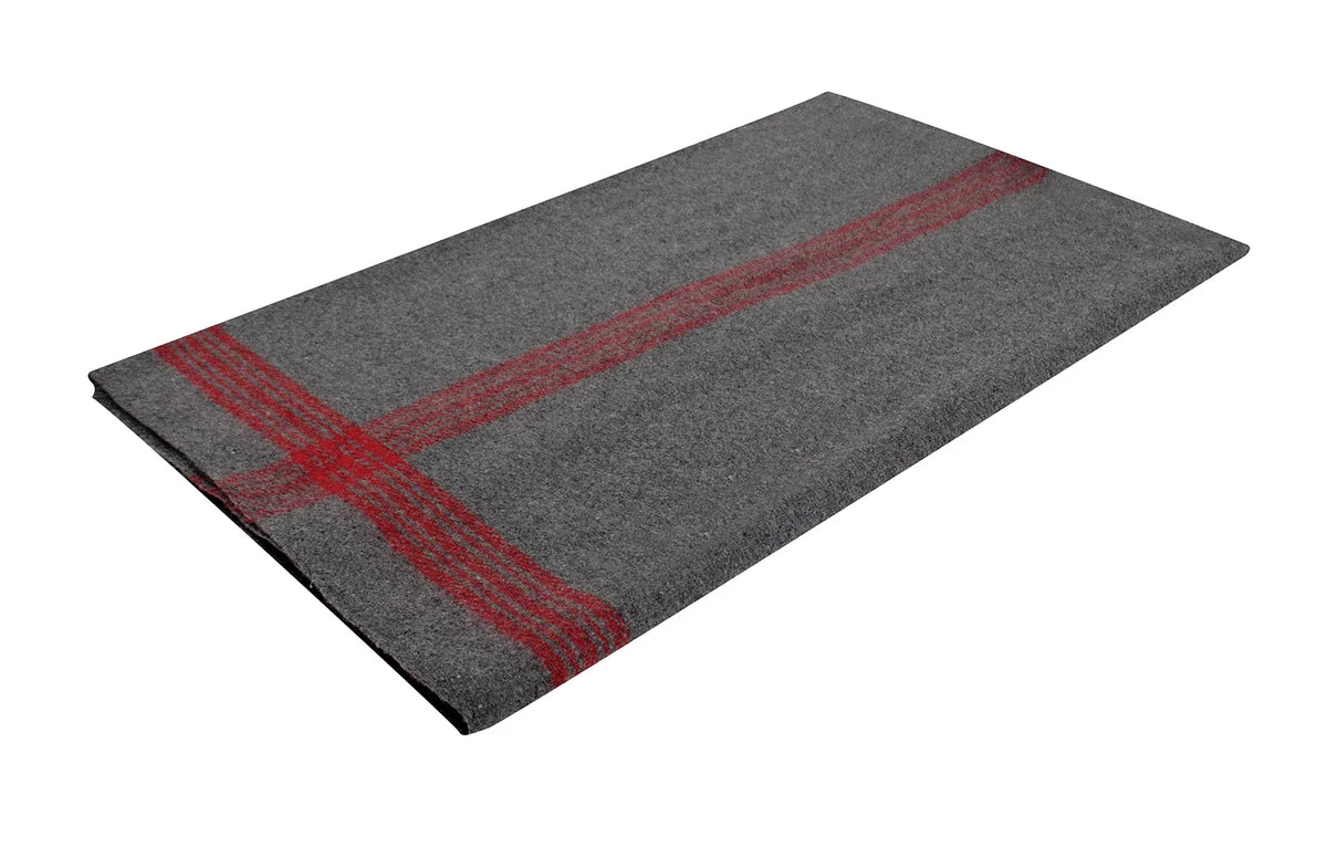 Striped Outdoor Wool Blanket