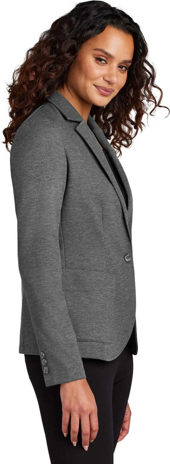 StrmGryHtr Mercer+Mettle Women's Relaxed Knit Blazer MM3031