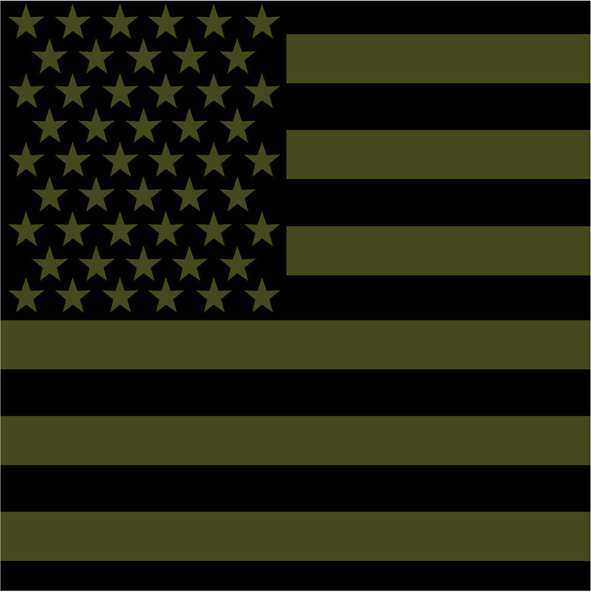 Subdued us Flag Bandana