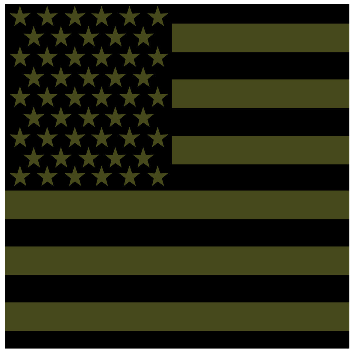 Subdued us Flag Bandana