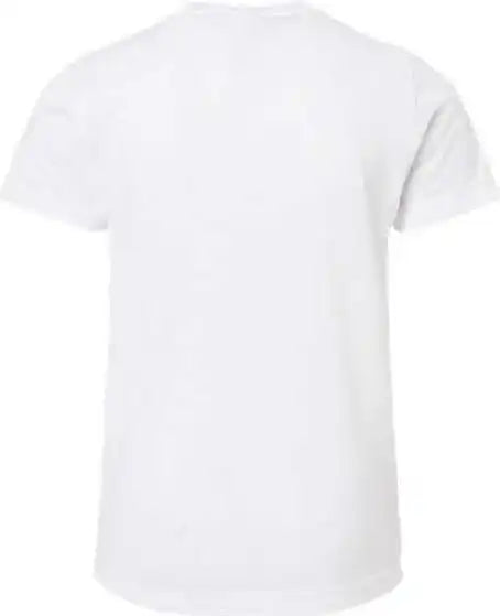 Sublivie 1210 Youth Polyester Sublimation Tee White