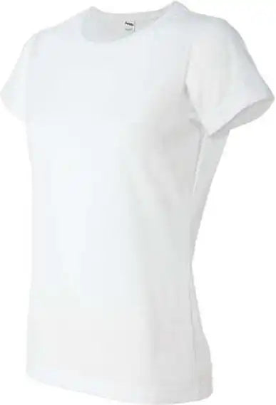 Sublivie 1510 Women’s Polyester Sublimation Tee - White