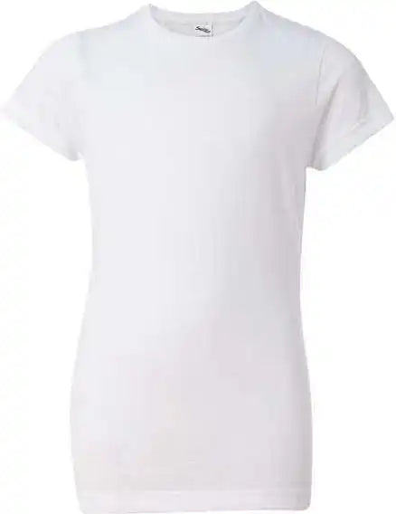 Sublivie 1610 Junior Fit Polyester Sublimation Tee - White