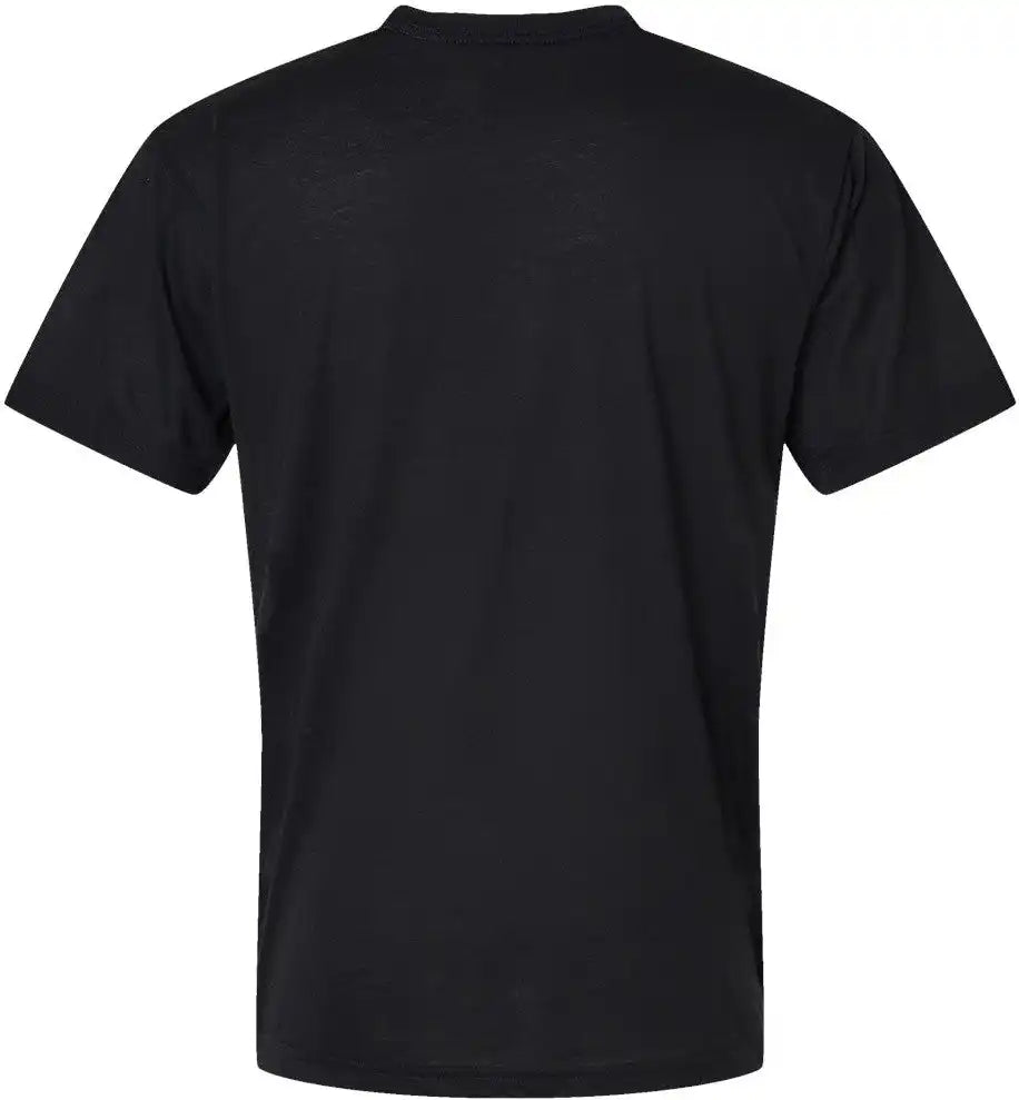 Sublivie 1902 Blackout Polyester Sublimation Tee - White/ Black / s