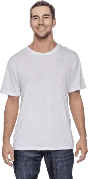 Sublivie 1910 Polyester Sublimation Tee White