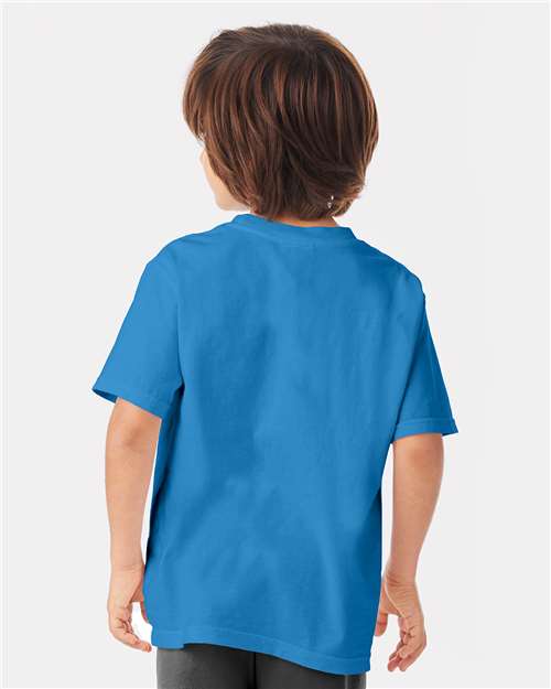 Summer Sky Blue Garment-Dyed Youth T-Shirt - GDH175