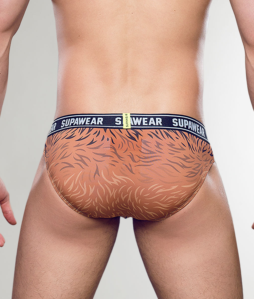 Supawear Pow Brief Grizzly Bear