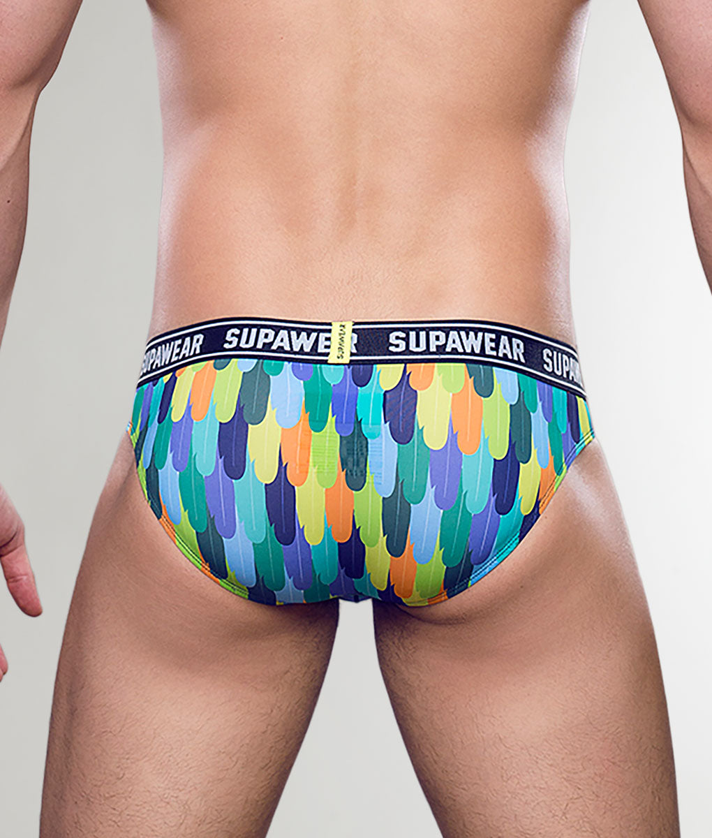 Supawear Pow Brief Peacock