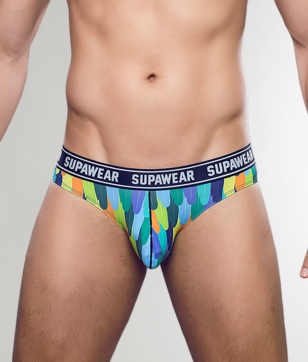 Supawear Pow Brief Peacock