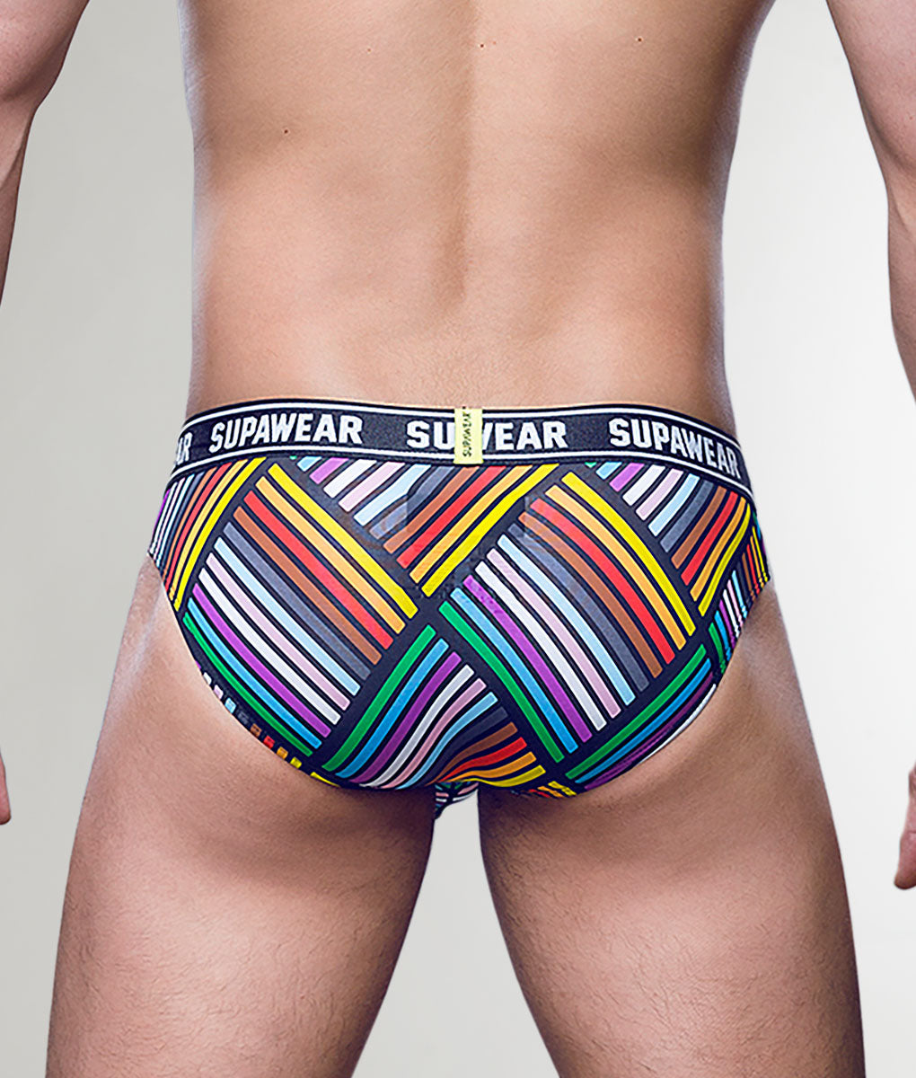 Supawear Pow Brief Rainbow