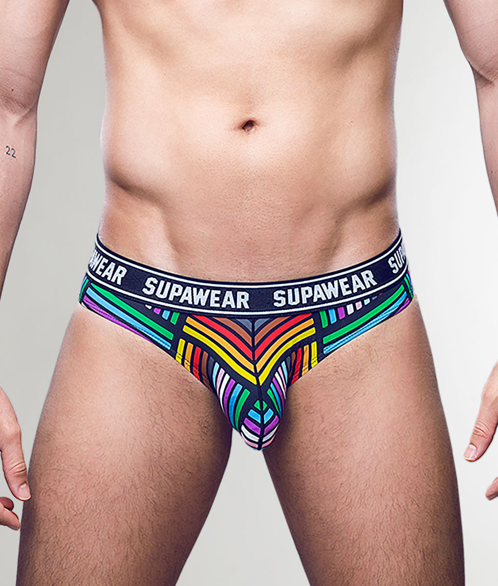 Supawear Pow Brief Rainbow