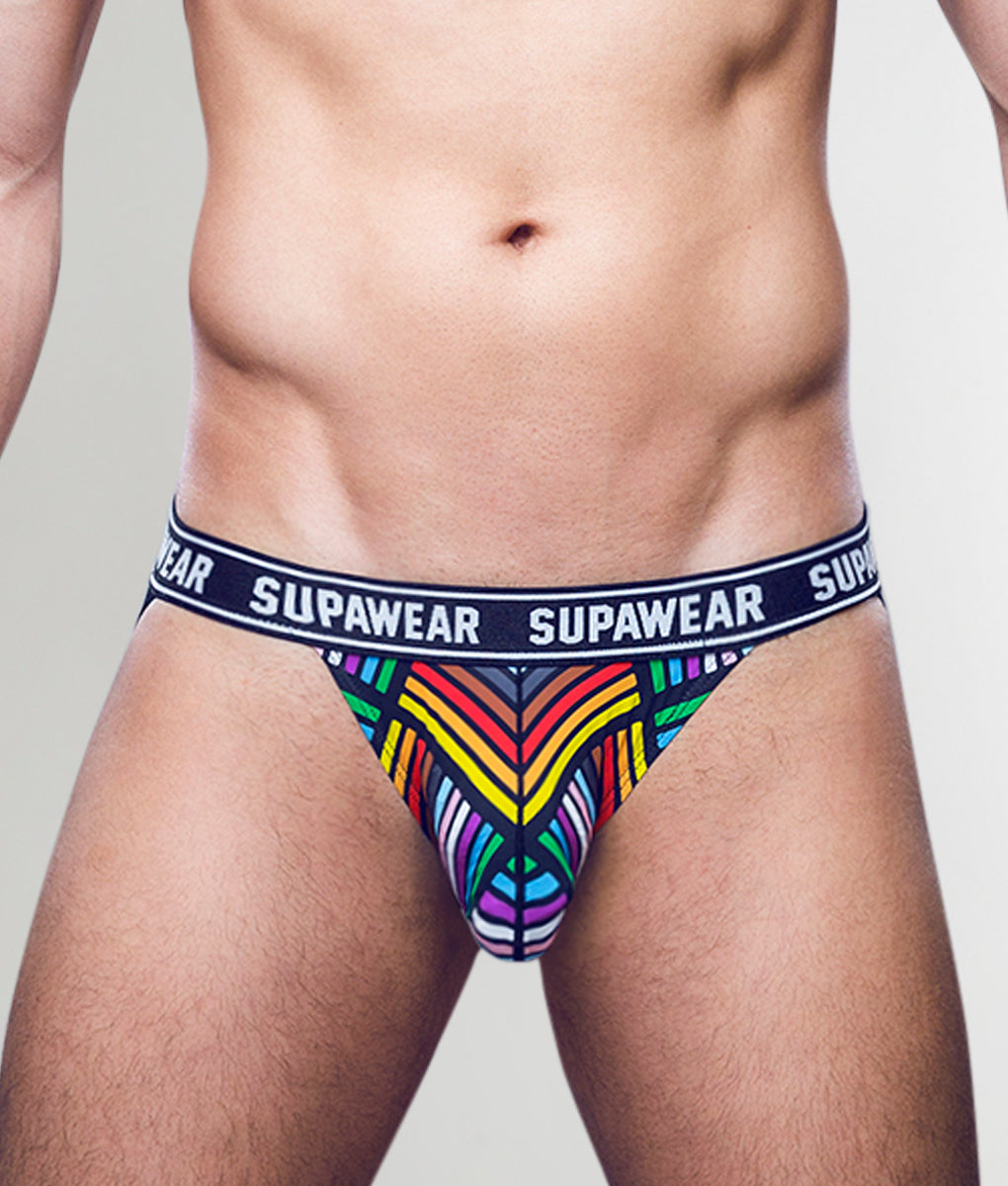 Supawear Pow Jockstrap Rainbow