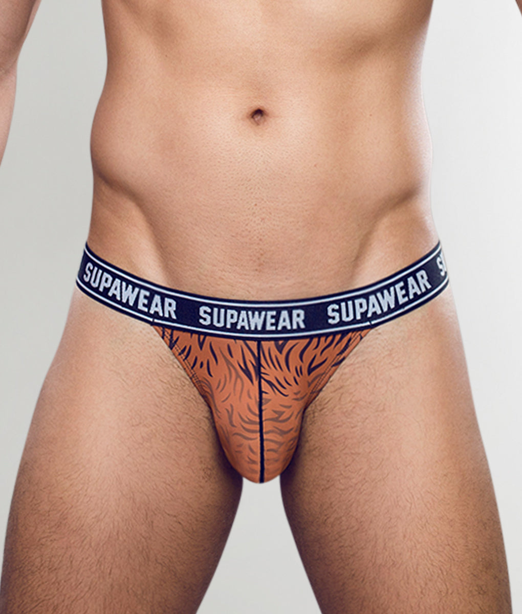 Supawear Pow Thong Grizzly Bear