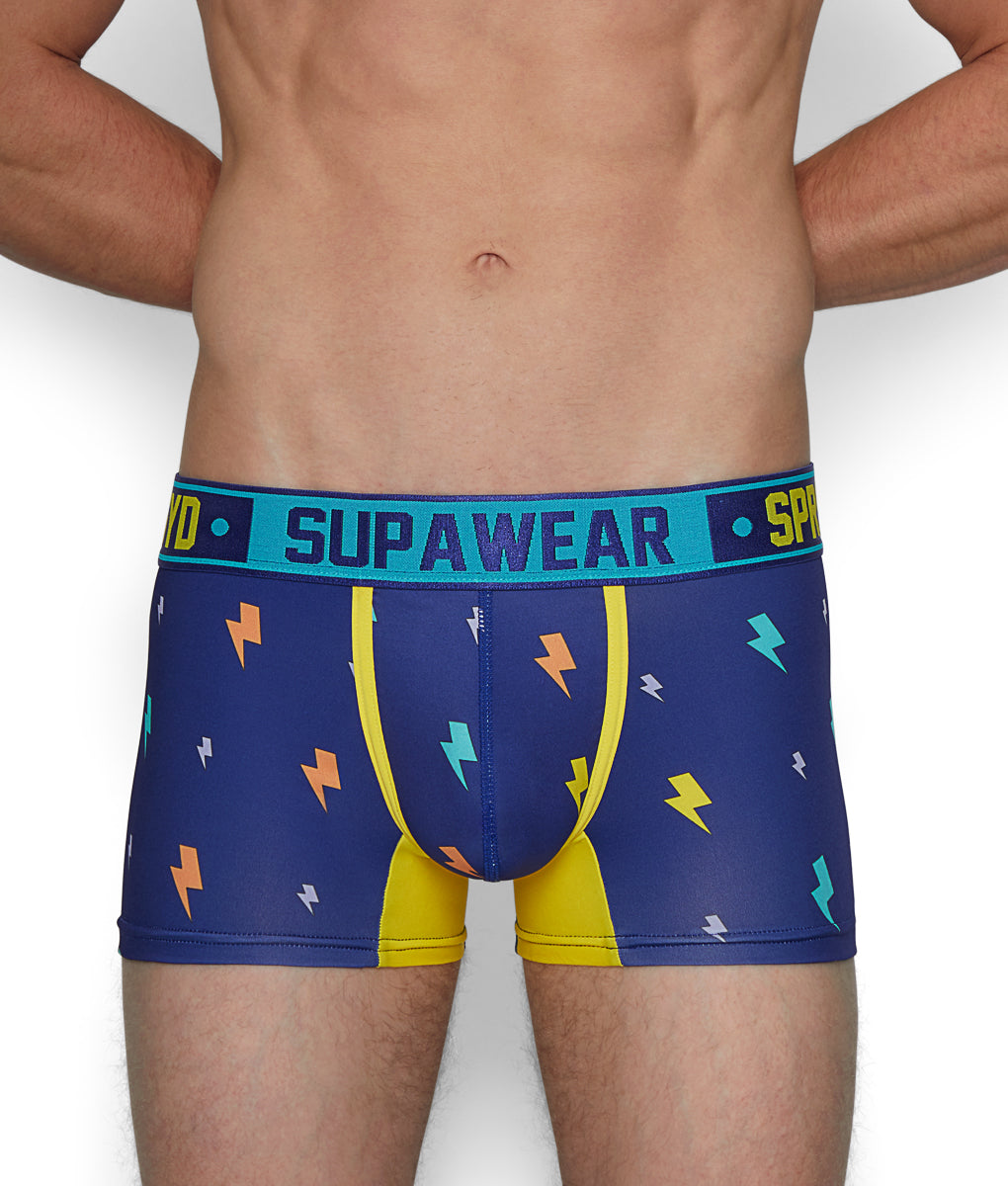 Supawear Sprint Trunk - Blue Lightning / X-small
