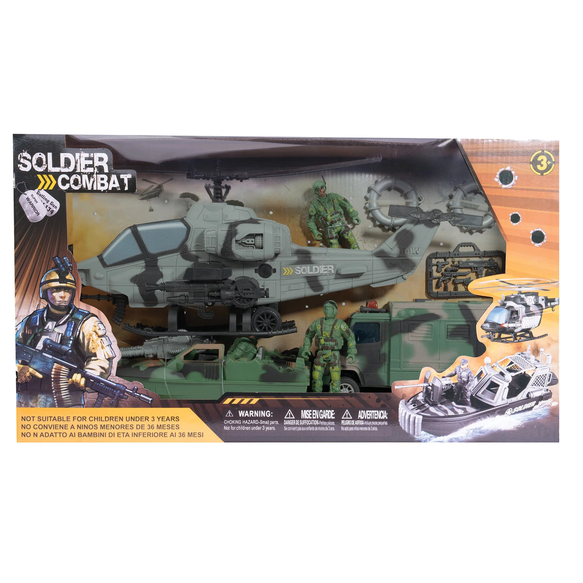 Super Warrior Vehicle Play Set
