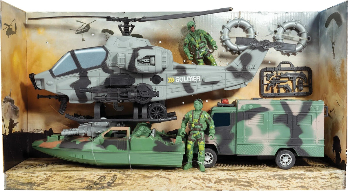 Super Warrior Vehicle Play Set