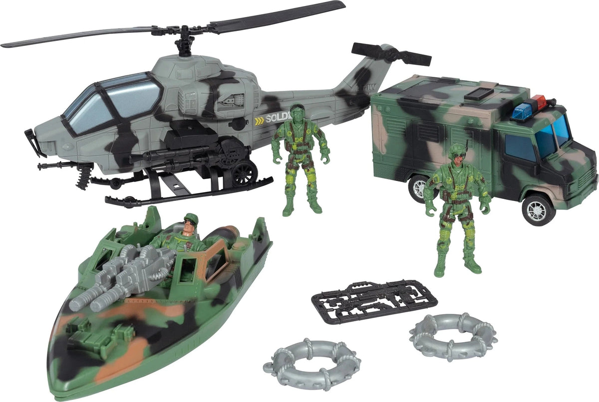Super Warrior Vehicle Play Set