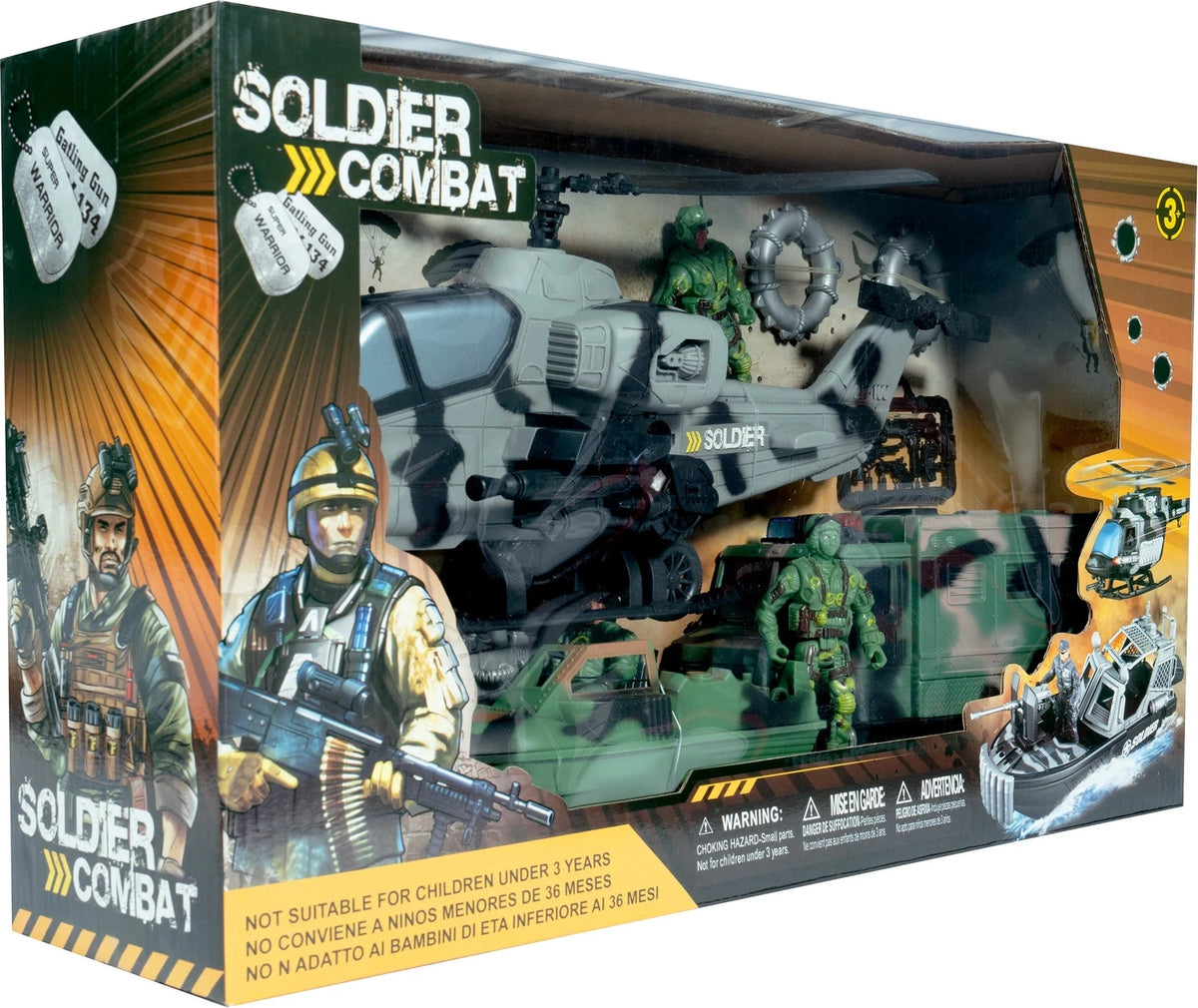 Super Warrior Vehicle Play Set