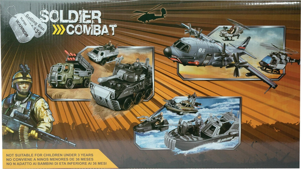 Super Warrior Vehicle Play Set