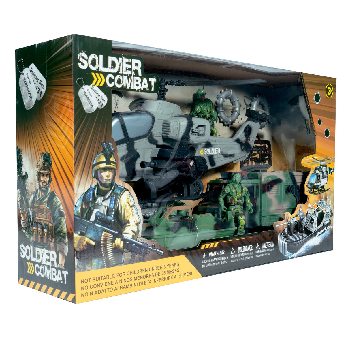 Super Warrior Vehicle Play Set