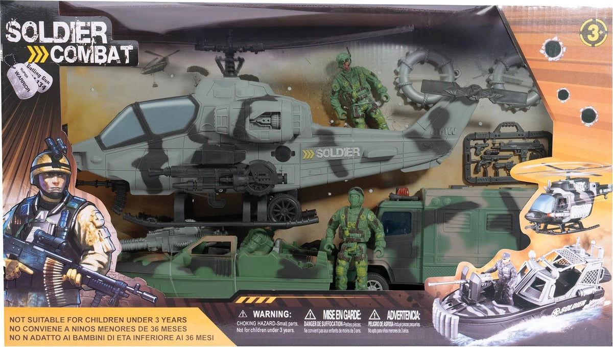 Super Warrior Vehicle Play Set