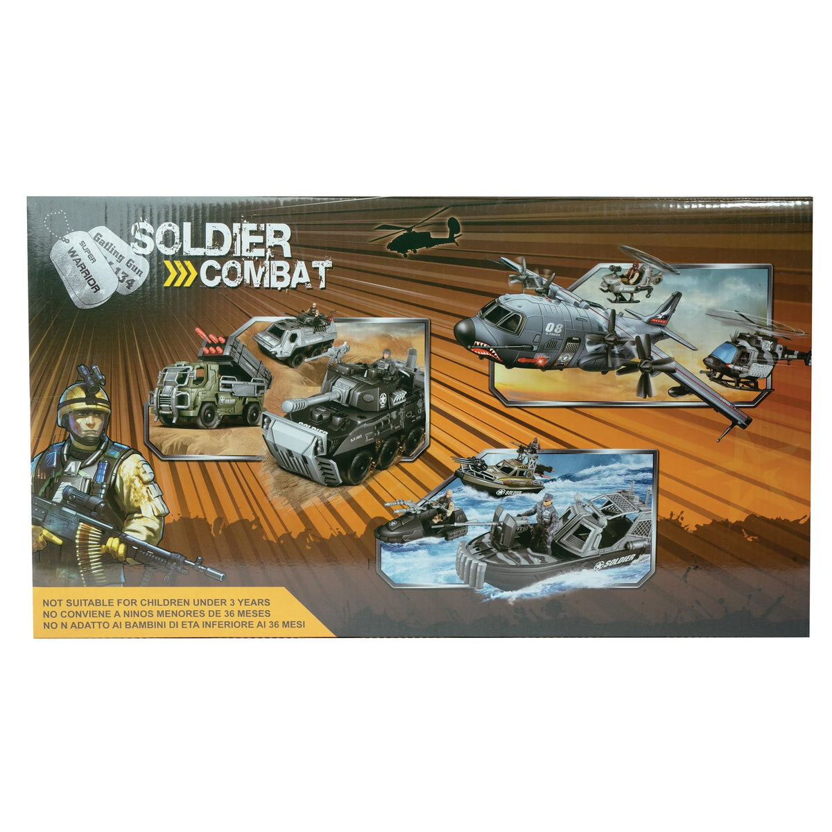 Super Warrior Vehicle Play Set