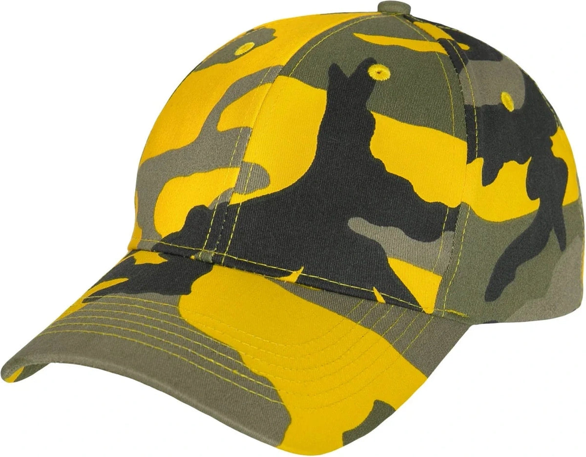 Supreme Camo Low Profile Cap - Stinger Yellow
