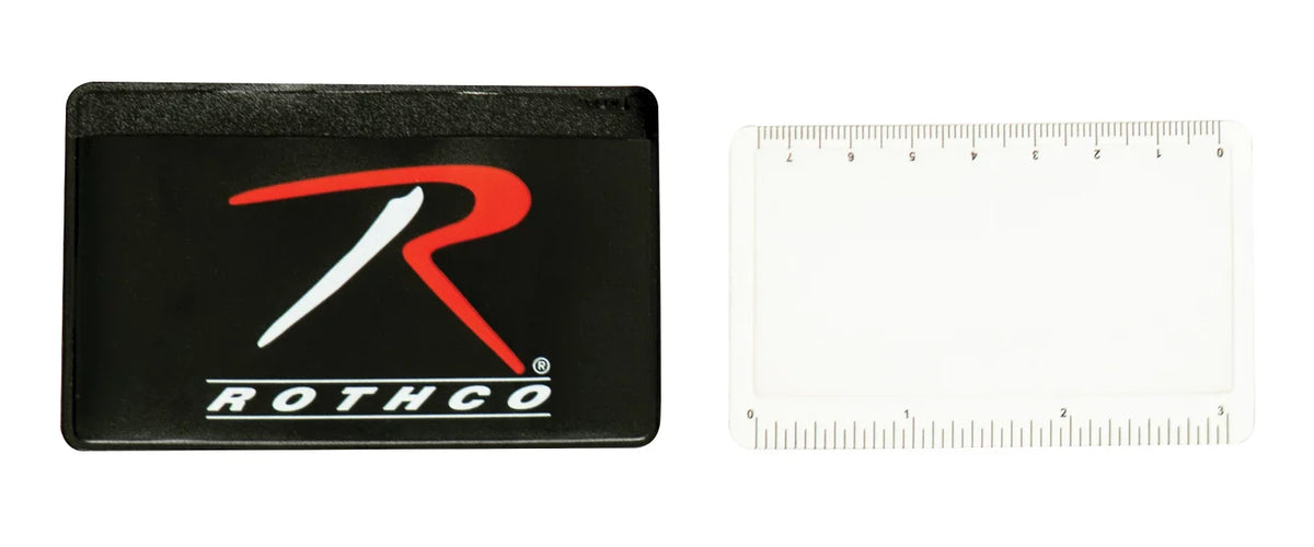Survival Magnifying Card and Ruler