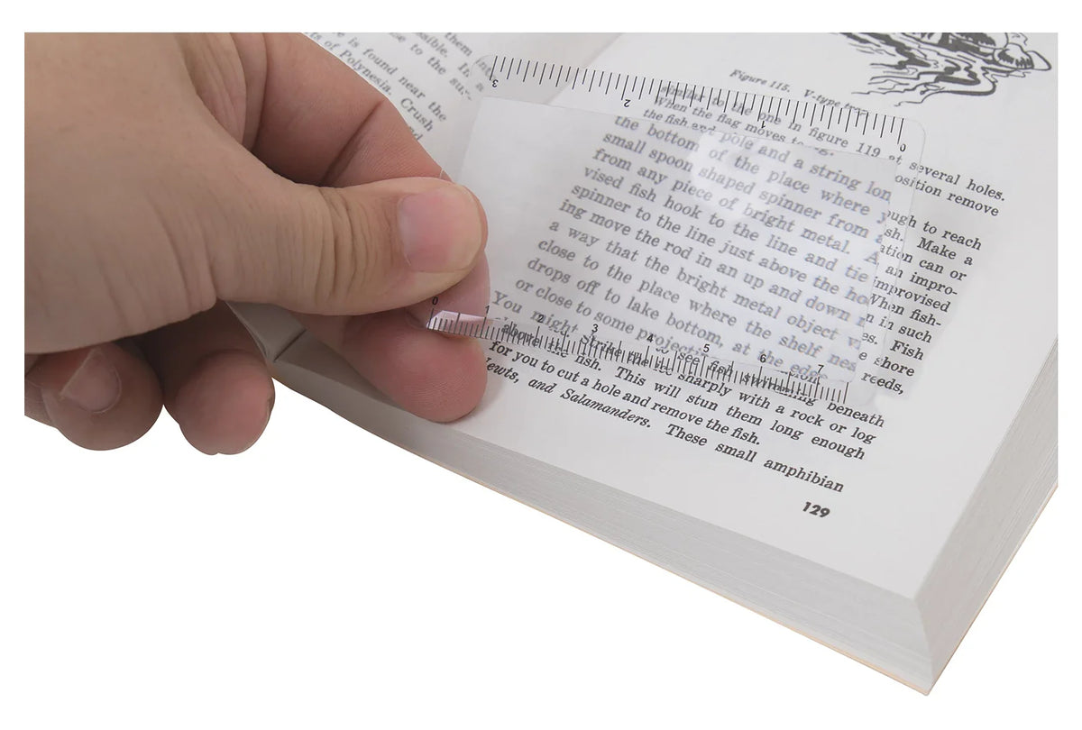 Survival Magnifying Card and Ruler