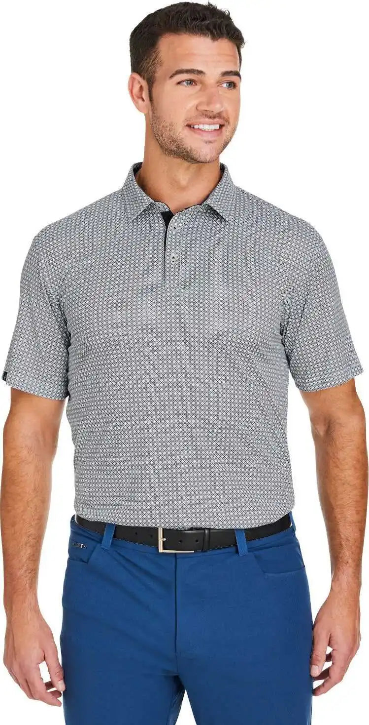 Swannies Golf Sw2200 Men’s Tanner Printed Polo Glacier