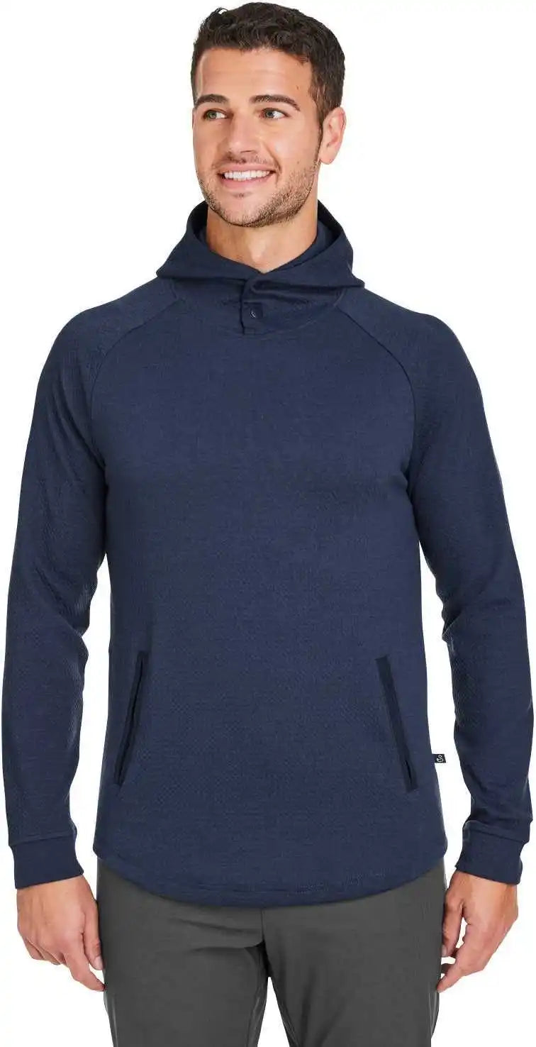Swannies Golf Swc100 Unisex Camden Hooded Pullover Navy