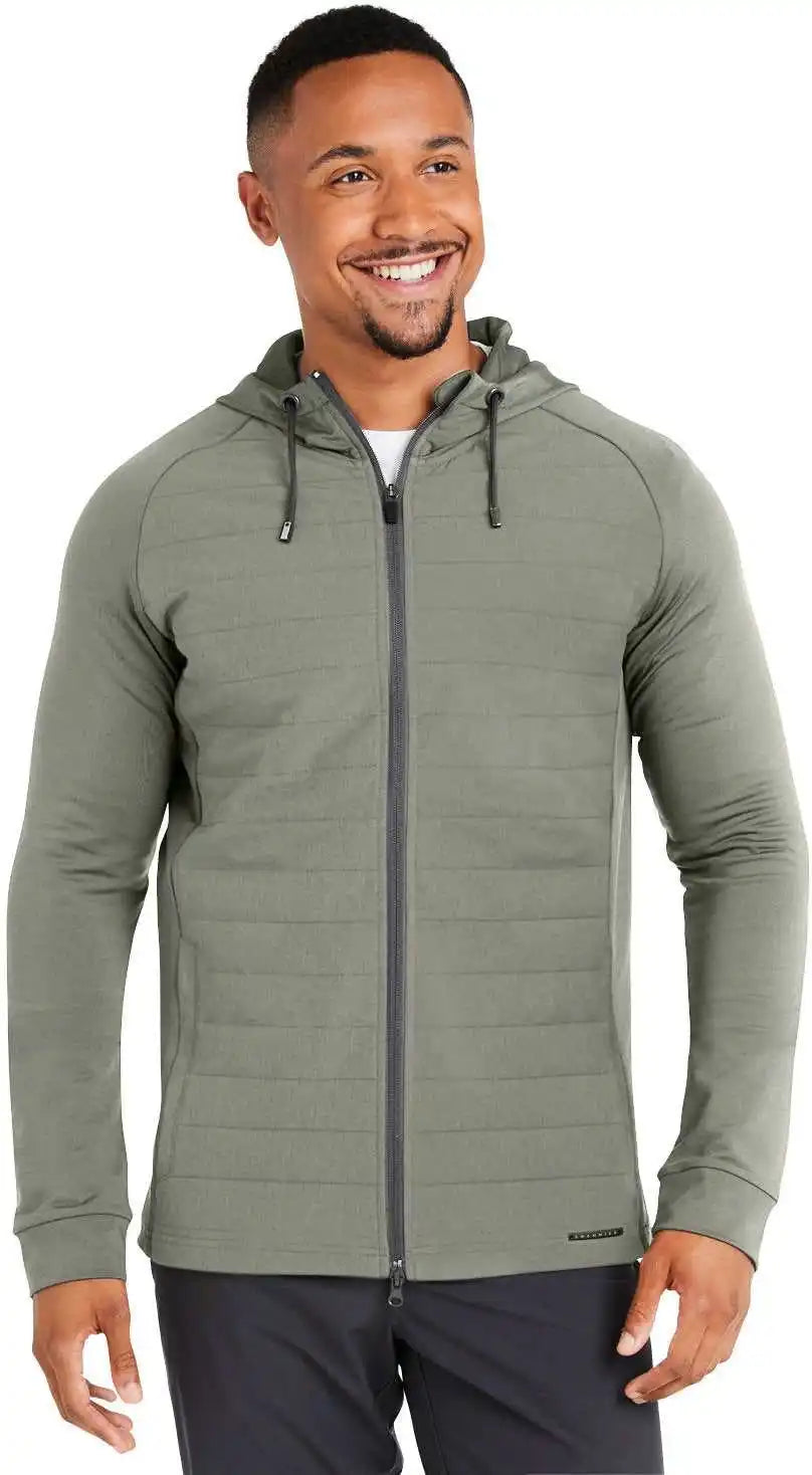 Swannies Golf Swcj600 Men’s Coleman Jacket - Olive Grey