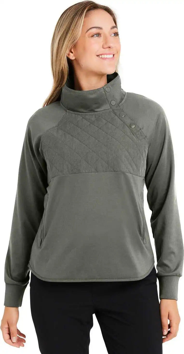 Swannies Golf Swe400l Ladies’ Ellis Pullover - Olive