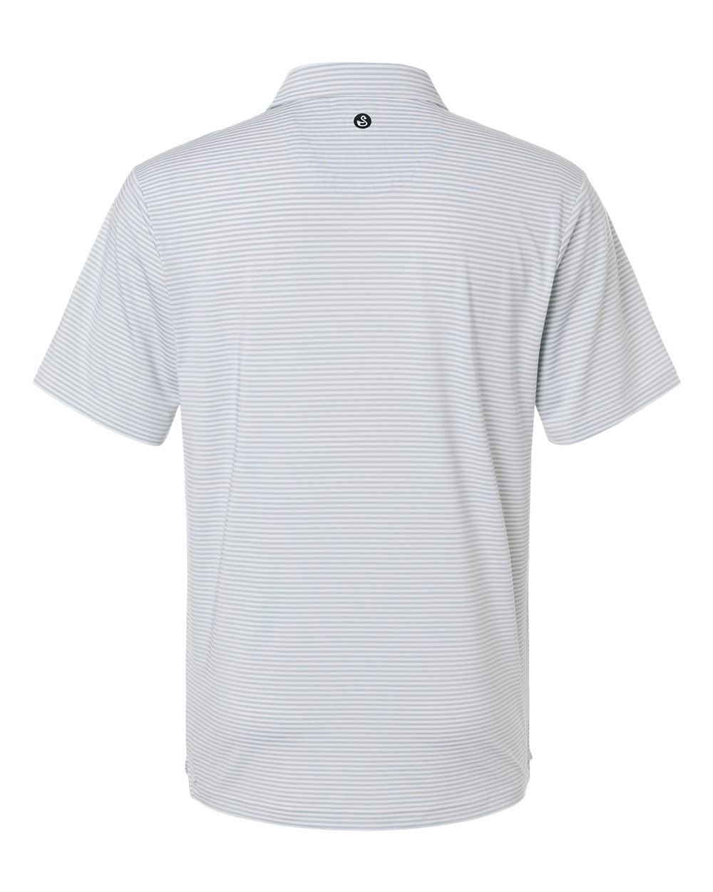 Swannies Sw1110 Men’s Smith Striped Polo - Glacier White