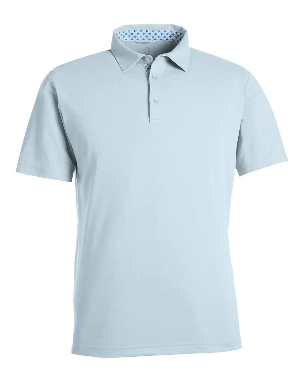 Swannies Sw2001 James h Polo - Sky Heather - Adult s