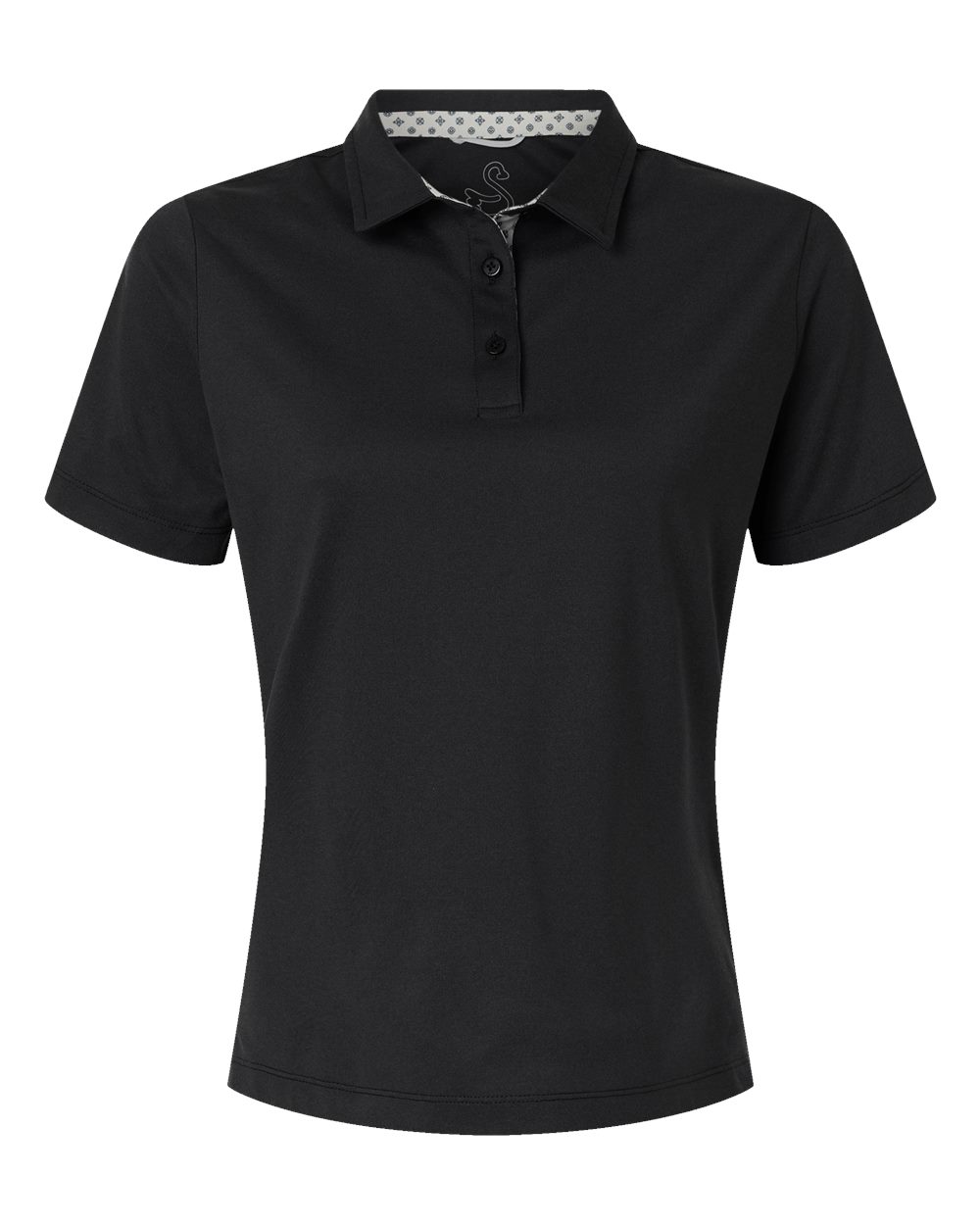 Swannies Sw2001l Women’s Ella Polo - Black Heather