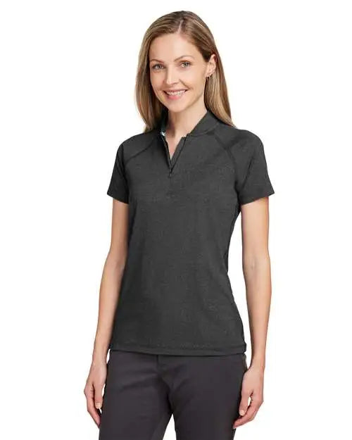 Swannies Sw200l Women’s Quinn Polo - Black Heather
