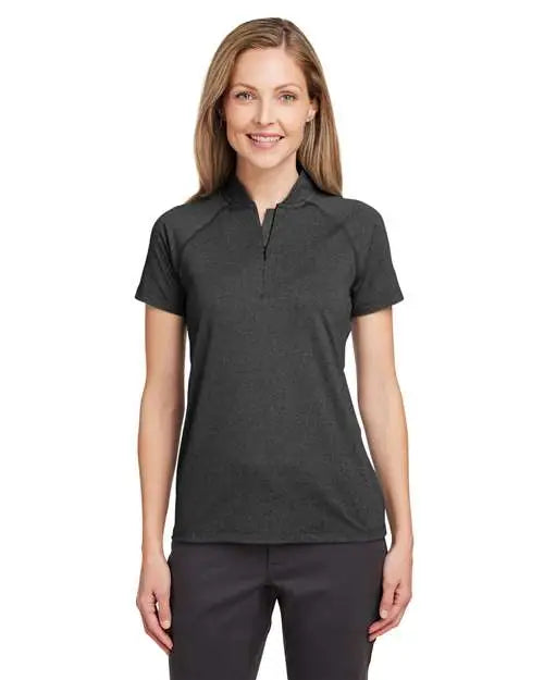 Swannies Sw200l Women’s Quinn Polo - Black Heather