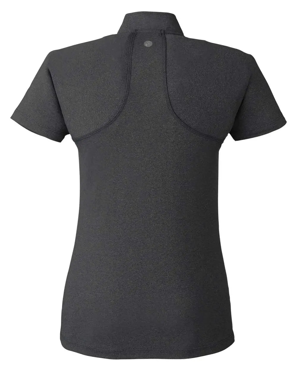Swannies Sw200l Women’s Quinn Polo - Black Heather - Black Heather / Xs