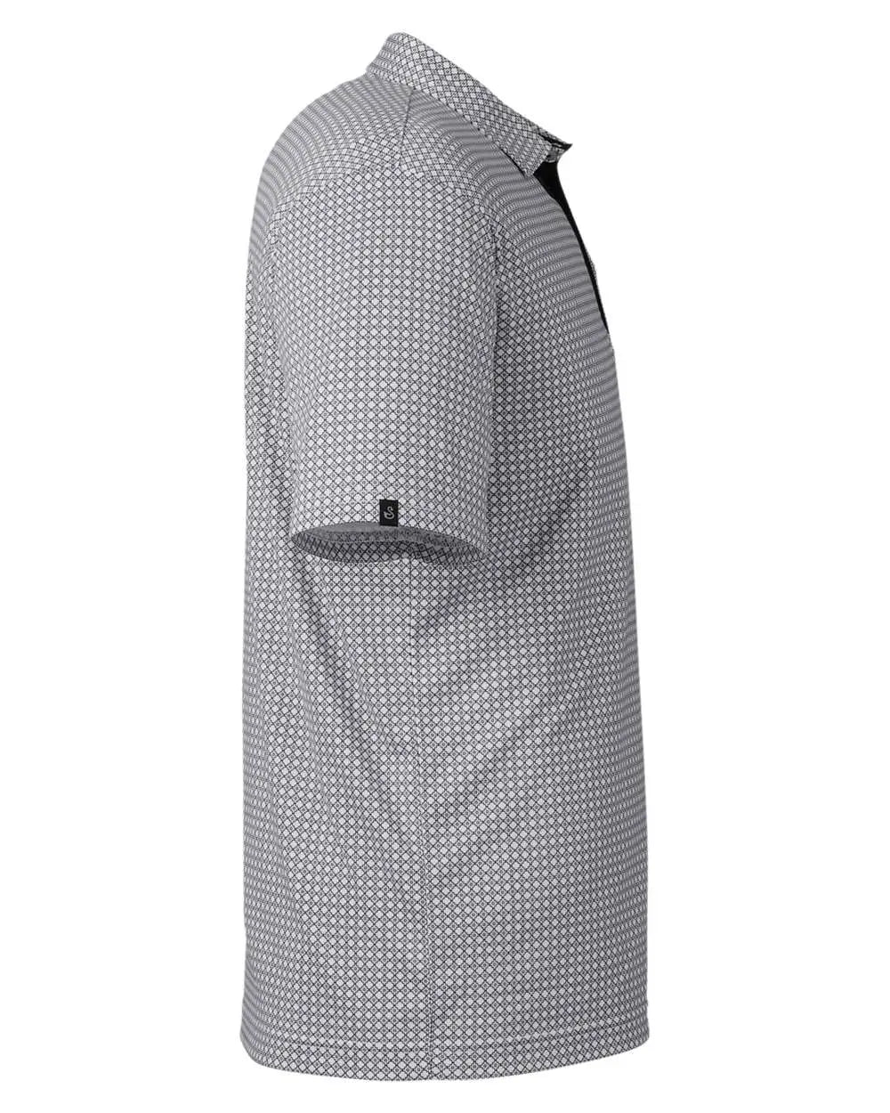 Swannies Sw2200 Tanner Printed Polo - Glacier Black