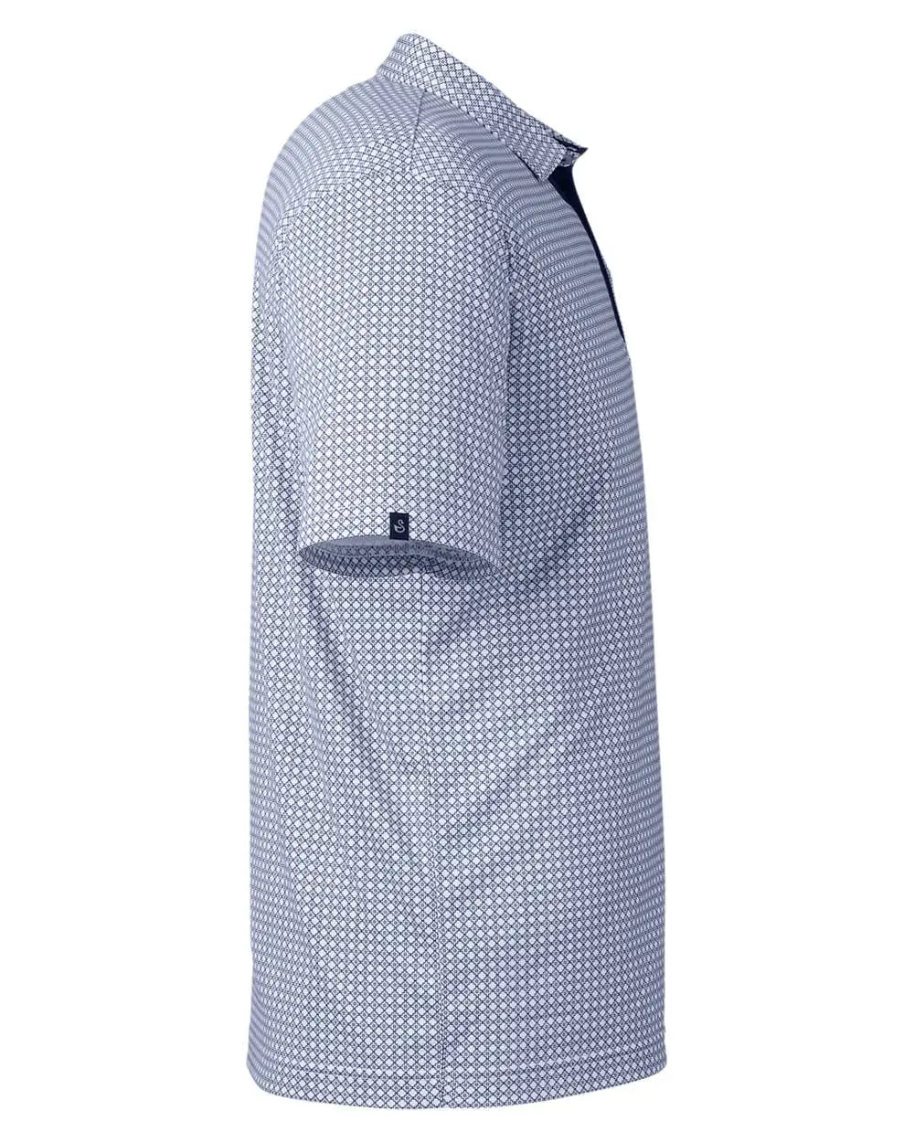 Swannies Sw2200 Tanner Printed Polo - Navy - Navy / s