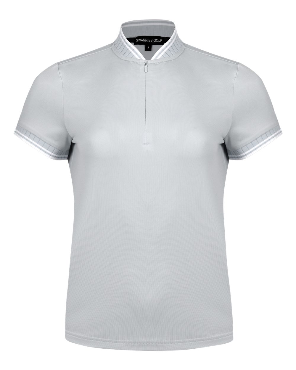 Swannies Sw8700l Women’s Tara Tipped Polo - Grey
