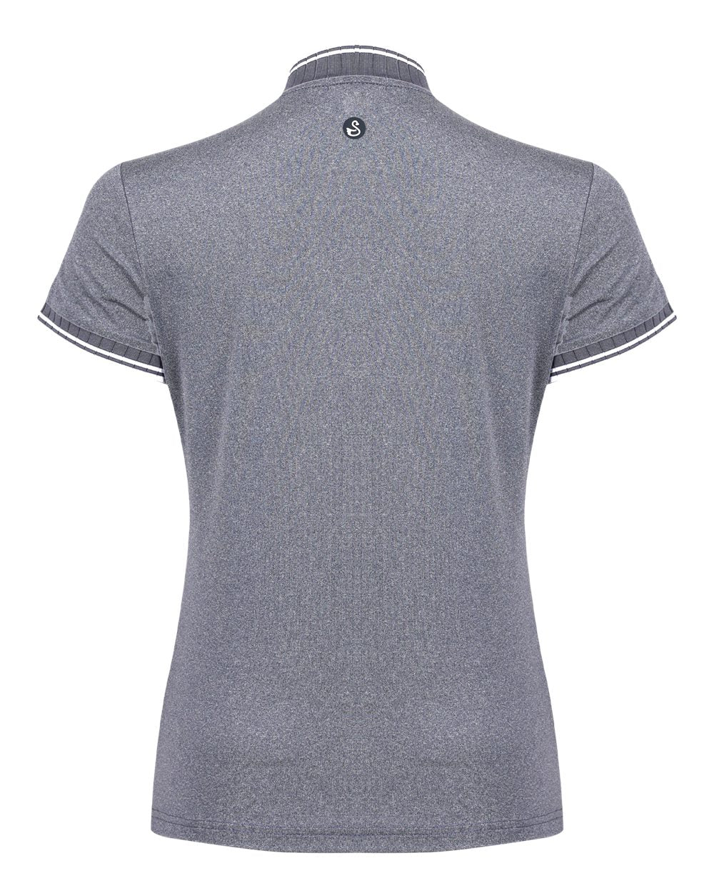 Swannies Sw8700l Women’s Tara Tipped Polo - Navy Heather