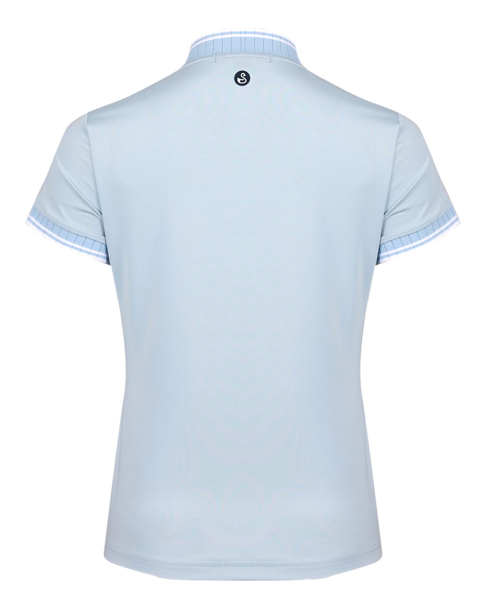 Swannies Sw8700l Women’s Tara Tipped Polo - Sky