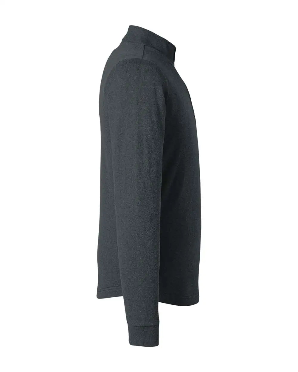 Swannies Swe500 Emery Quarter-zip Pullover - Black Heather - Black Heather / s