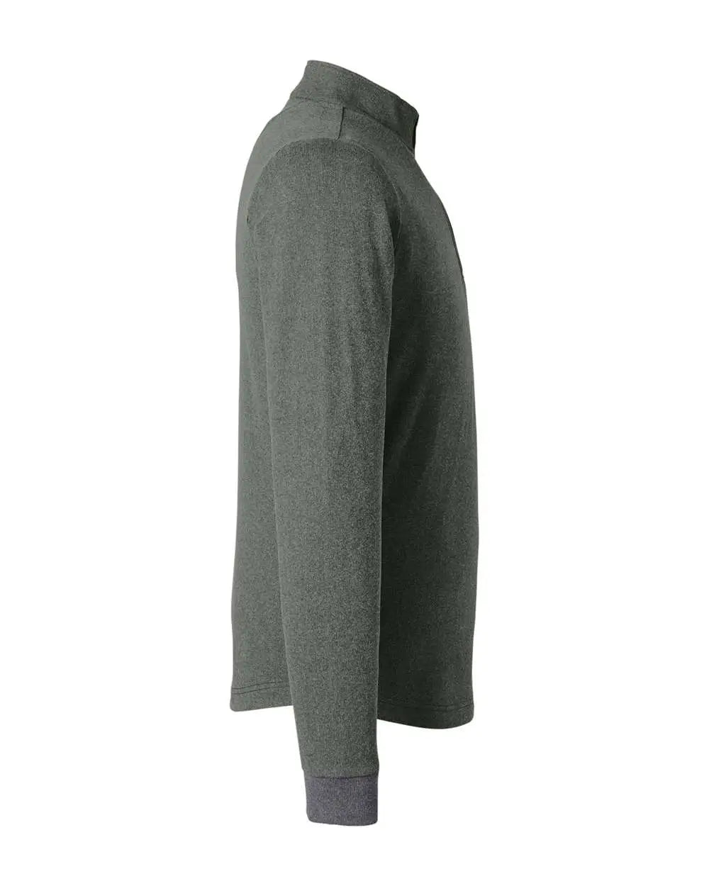 Swannies Swe500 Emery Quarter-zip Pullover - Olive Grey Heather