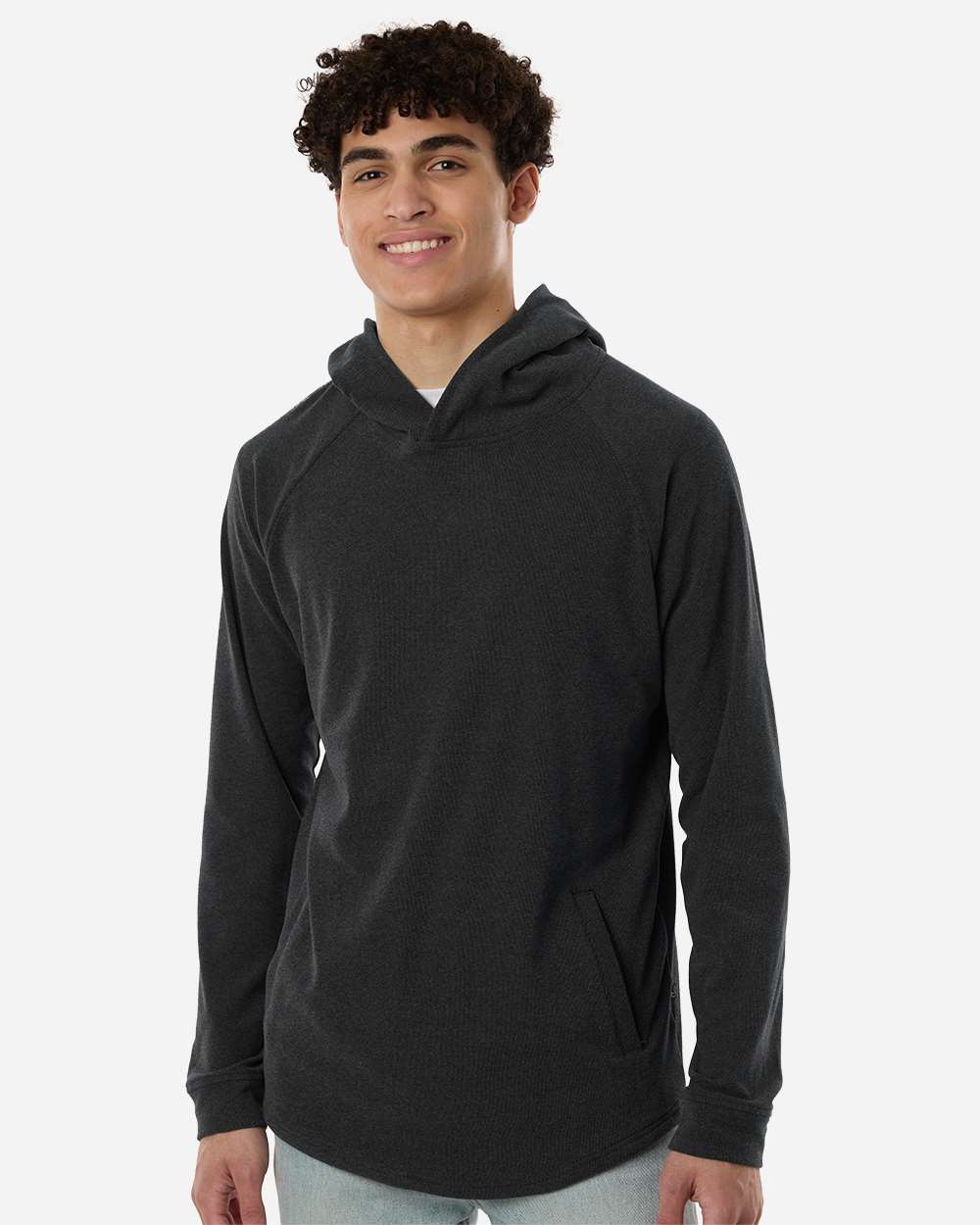 Swannies Swgh600 Men’s Glasgow Hooded Sweatshirt - Black Heather
