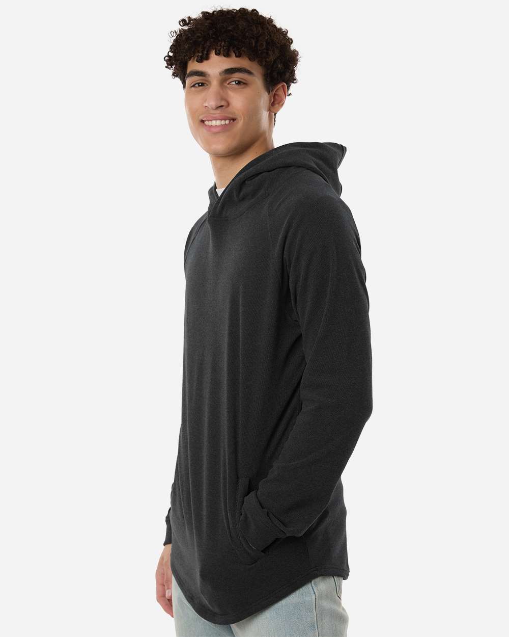 Swannies Swgh600 Men’s Glasgow Hooded Sweatshirt - Black Heather