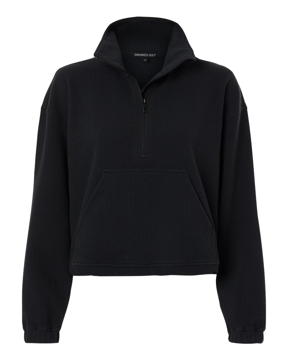 Swannies Swkl400l Women’s Kenna Quarter-zip Pullover - Black