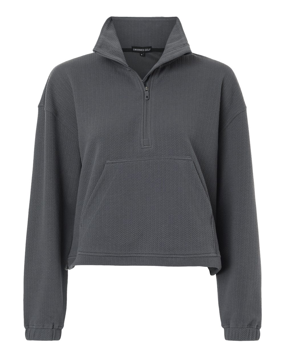 Swannies Swkl400l Women’s Kenna Quarter-zip Pullover - Graphite